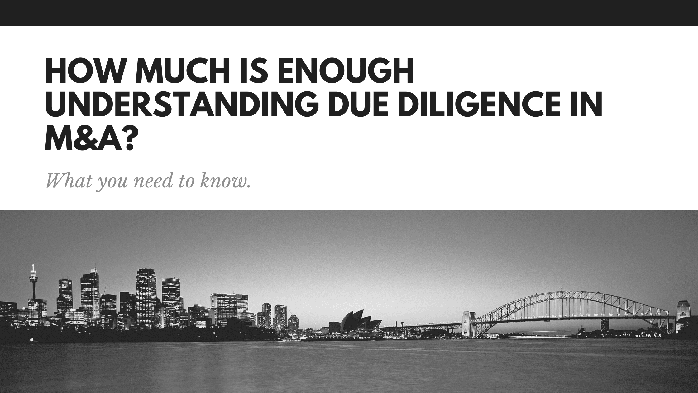 How Much is Enough Understanding Due Diligence in MA