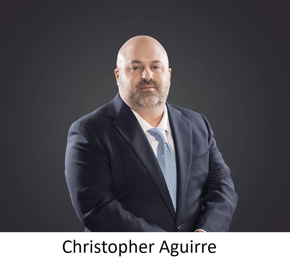 Senior Litigation and Trial Attorney, Christopher A. Aguirre