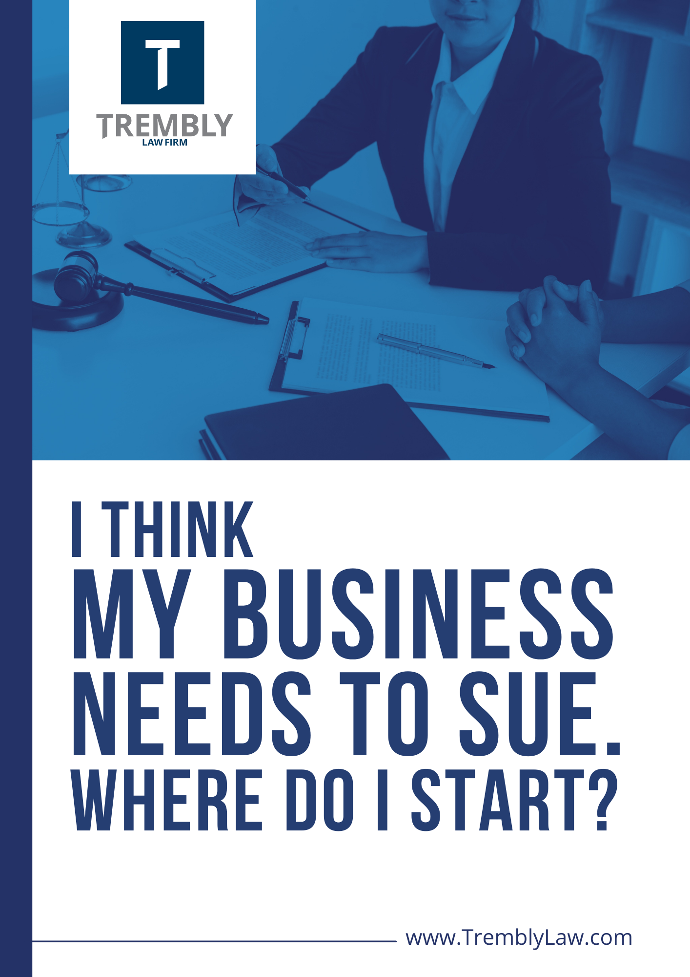 I Think My Business Needs to Sue - Where Do I Start? - Free Resource